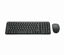 Kit De Teclado Y Mouse Bluetooth Logitech Mk250 Compact, Gris