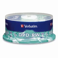 Dvd-rw Verbatim 4.7gb 4x 120 Minutos W/tray Spindle C/30