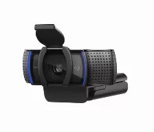 Camara Web Logitech C920s Hd Pro Resolucion 1920 X1080, 1.2mp, Microfono, Usb 3.1, Negro