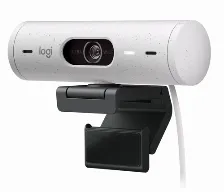 Camara Web Logitech Brio 500 4mp, Resolucion 1920 X 1080 Pixeles, Velocidad 60 Fps, Full Hd, Microfono Si, Usb-c, Color Blanco