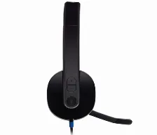 Diadema Logitech H540 Binaural, Diadema, Conectividad Alambrico, Negro
