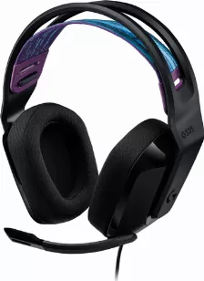 Diadema Logitech Gamer G335, Alambrico, 3.5mm, Para Pc, Xbox, Ps4, Nintendo Switch, Negro