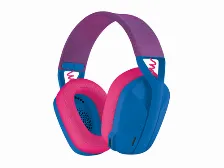 Diadema Inalambrica Logitech G435, 20-20000 Hz, Bluetooth, Color Lila/azul, 18 Horas De Bateria, Cojinetes, (981-001061)