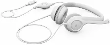 Diadema Logitech H390 Para Oficina/centro De Llamadas, Microfono Boom, Alambrico, Color Blanco