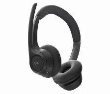 Audifonos Logitech Zone 300 Diadema, Inalambrico, Bluetooth, Negro