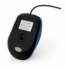 Mouse Optico Verbatim Bravo, Alambrico, Usb, Negro/azul