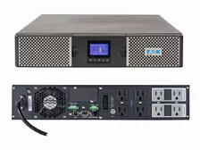 No Break Eaton 9px 1500rt 1.5 Kva / 1350 W, Entrada 125 V, Salida 120 V, 8 Salidas Ac, Negro
