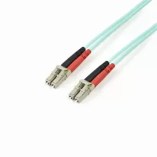 Cable Startech.com 3 M, Fibra Om3, Lc, Lc, 100 Gbit/s, Turquesa