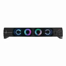Bocinas Acteck Elant Brick As450, Alambricas, 3.5mm, Usb, Led, Negro