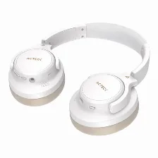 Audífonos Acteck Hype Epic Hp750 Diadema, Inalámbrico Y Alámbrico, 3.5 Mm, Bluetooth, Blanco