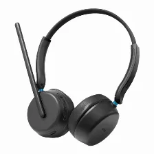 Audífonos Acteck Ac-942386 Diadema, Inalámbrico, 3.5 Mm, Bluetooth, Negro
