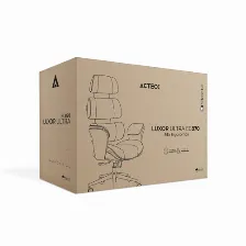 Silla Acteck Silla Luxor Ultra Ec870 Reposa-brazos Si, Material Poliuretano (pu), Color Gris, Negro