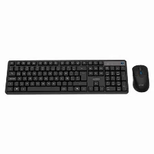 Kit De Teclado Y Mouse Acteck Inalambrico Creator Silent Pro Mk474, Usb, Espanol, Negro