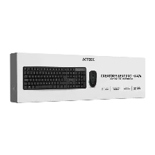 Kit De Teclado Y Mouse Acteck Inalambrico Creator Silent Pro Mk474, Usb, Espanol, Negro