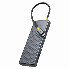 Hub Acteck Nexus Dock Pro Hn920, 1xusb-c, 1xusb-a 3.0, 1xhdmi, Lector Sd/micro Sd