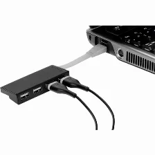 Hub Usb Targus, 4 Puertos, Usb2.0, Compatible Win Y Mac, Negro