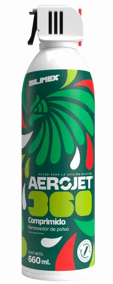 Aire Comprimido Silimex Aerojet 360, 660ml, Valvula 360°, Edicion Especial Del Mundial