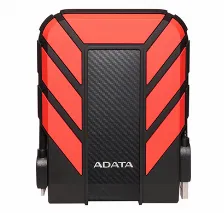 Disco Duro Externo Adata Hd710 Pro, 1tb, 2.5 Pulgadas, Goma, Usb 3.1, Color Negro/rojo (ahd710p-1tu31-crd)
