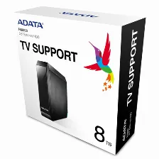 Disco Duro Externo Adata Hm800 4tb, Usb 3.2, 3.5 Pulgadas, Negro