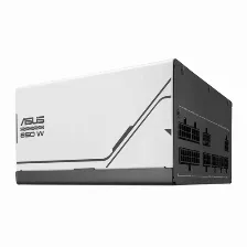 Fuente De Poder Asus, 80plus Gold, 850w, Prime Ap-850g, Atx 3.0 Pcie 5.0, Modular, Blanca