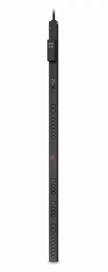 Sistema De Alimentacion Apc Ap6009a Vertical, 26 Salidas Ac, Conector Iec309, 50 - 60 Hz, Máxima Corriente 32 A, Voltaje 230 V, Cable De 3 M, Capacidad Del Rack 0u, Color Negro