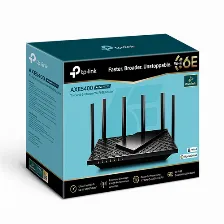 Ruteador Inalámbrico Tp-link Archer Ax5400 6 Ant., Wi-fi 6e (802.11ax), 4 Rj-45, 5400 Mbit/s, Negro
