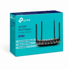 Ruteador Inalambrico Tp-link Archer C6 5 Ant., Wi-fi 5 (802.11ac), 5 Rj-45, 867 Mbit/s, Negro