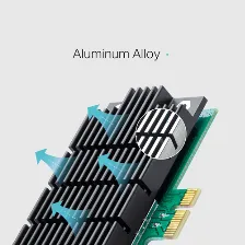 Tarjeta De Red Inalambrica Tp-link Archer T4e Pci Express, Wi-fi 5 (802.11ac), Negro, Verde