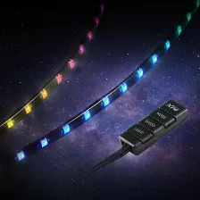 Tira De Led Xpg Prime Flexible, Control Prime Argb, 60cm X 10mm, (argbstrip-bkcww)