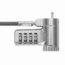 Cable Antirrobo Targus Asp96glx-s Cerradura Con Combinación, 2 M, Acero Galvanizado, Plata