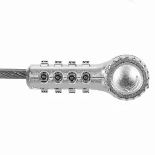 Cable Antirrobo Targus Asp96glx-s Cerradura Con Combinación, 2 M, Acero Galvanizado, Plata