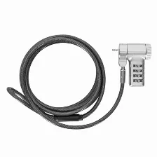 Cable Antirrobo Targus Asp96glx-s Cerradura Con Combinación, 2 M, Acero Galvanizado, Plata
