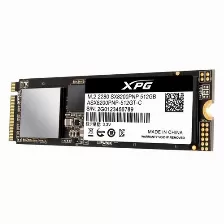 Unidad De Estado Solido M.2 2280, Adata Xpg Sx8200 Pro, 512gb, Pcie Gen3x4, Lectura 3500 Mb/s, Escritura 2300mb/s, Nvme, Nand 3d
