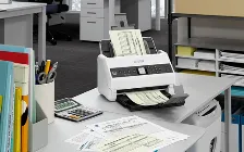 Escaner Epson Ds-730n Resolución 600 X 600 Dpi, Escáner A Color, Usb, Negro, Gris