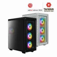 Gabinete Gaming Xpg Battlecruiser Ii, Cristal Templado, Ventiladores 4x 120mm, Color Negro