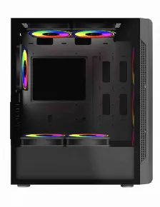 Gabinete Balam Rush Dragonfly Crystal Gm745 Midi Tower, 4x Ventiladores, Negro