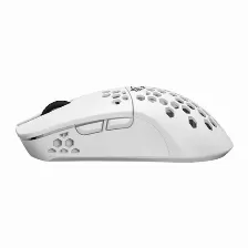 Mouse Balam Rush Br-936866 óptico, 7 Botones, 10000 Dpi, Rf Inalámbrico + Bluetooth, Blanco