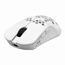 Mouse Balam Rush Br-936866 óptico, 7 Botones, 10000 Dpi, Rf Inalámbrico + Bluetooth, Blanco