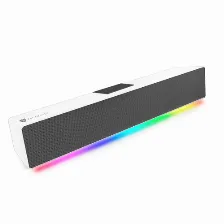 Bocinas Balam Rush Glimm Bar Bg585 2.0, Usb, 3.5 Mm, Bt, Inalámbrico Y Alámbrico, Pc, Blanco