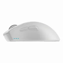 Mouse Balam Rush Br-938556 óptico, 5 Botones, 12000 Dpi, Bluetooth + Usb Type-c, 10 M, Blanco