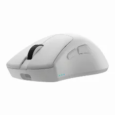 Mouse Balam Rush Br-938556 óptico, 5 Botones, 12000 Dpi, Bluetooth + Usb Type-c, 10 M, Blanco