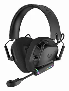 Audífonos Balam Rush Pilot Pro Hs808 Diadema, Inalámbrico Y Alámbrico, 3.5 Mm, Usb, Bluetooth, Negro