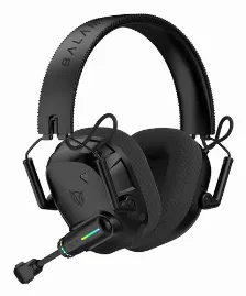 Audífonos Balam Rush Pilot Pro Hs808 Diadema, Inalámbrico Y Alámbrico, 3.5 Mm, Usb, Bluetooth, Negro