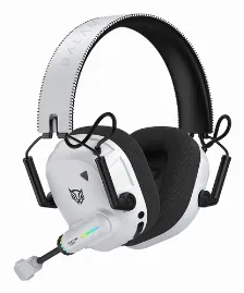 Audífonos Balam Rush Pilot Pro Hs808 Diadema, Inalámbrico Y Alámbrico, 3.5 Mm, Usb, Bluetooth, Negro, Blanco