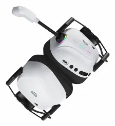 Audífonos Balam Rush Pilot Pro Hs808 Diadema, Inalámbrico Y Alámbrico, 3.5 Mm, Usb, Bluetooth, Negro, Blanco