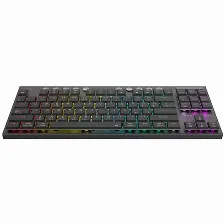 Teclado Gamer Balam Rush Dominate Expert Gk959, Inalambrico, Bluetooth, Mecanico, Negro