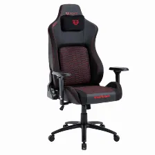 Silla Gamer Balam Rush Br-940498 Asiento De Malla, Reposa-brazos Si, Peso Máximo 150 Kg, Color Negro, Rojo