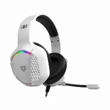 Audífonos Balam Rush Br-941198 Diadema, Alámbrico, 3.5 Mm, Usb, Negro, Blanco
