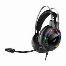 Audífonos Balam Rush Br-941204 Diadema, Alámbrico, 3.5 Mm, Usb, Negro