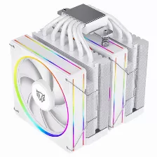 Disipador Balam Rush Heliux Pro Hex75 12 Cm, 2200 Rpm, Blanco